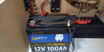 Kleine Anlage mit WattCycle 100Ah LiFePO4 Mini 12V Smart Batterie