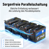 Sorgenfreie Parallelverbindung mit WattCycle 12V 314Ah Mini Lithium Batterien