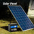 WattCycle 100Ah LiFePO4 12V Mini Smart Batterie mit Solar Panel und Solarregler