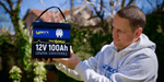 WattCycle 100Ah LiFePO4 12V Mini Smart Batterie mit YouTuber Serban Ionut Carp Fishing