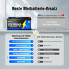 WattCycle 12V 100Ah Lithium Batterie Wohnmobil mit Bluetooth vs. 12V 100Ah Bleibatterie