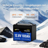 WattCycle 12V 100Ah Lithium Smart Batterie mit Tieftemperaturschutz