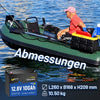 WattCycle 12V 100Ah Lithium Smart Batteriegröße und Gewicht