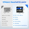 WattCycle 12V 100Ah Mini LiFePO4 Batterie im Vergleich mit 12V 100Ah Blei-Säure-Batterie