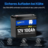 WattCycle 12V 100Ah Mini LiFePO4 Batterie mit Niedertemperaturschutz
