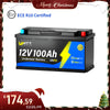 WattCycle 12V 100Ah Untersitz Lithium Batterie Wohnmobil mit Bluetooth im Weihnachtsangebot