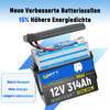 WattCycle 12V 314Ah Mini Lithium Batterie mit Grade A prismatischen Batteriezellen