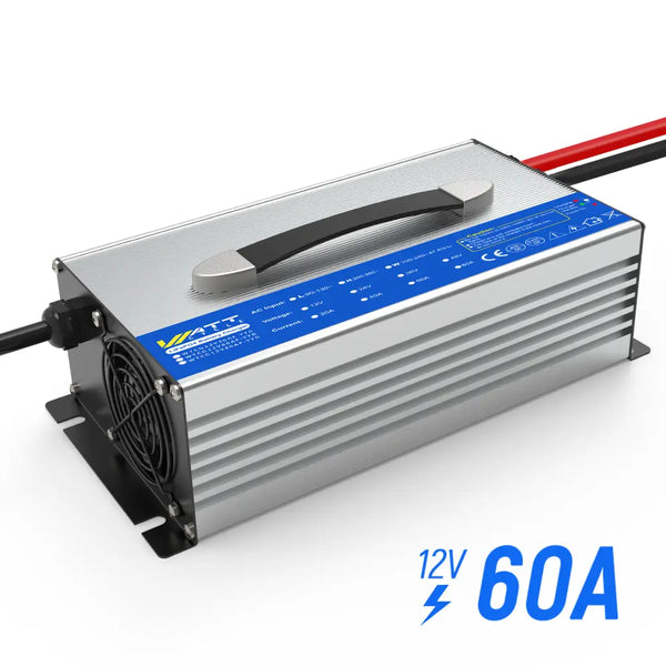 WattCycle 12V 60A LiFePO4 Ladegerät