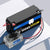 WattCycle 24V LiFePO4 Solarbatterie 100Ah mit Batterieladegerät aufladen