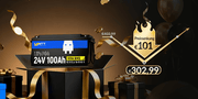 WattCycle 24V LiFePO4 Solarbatterie 100Ah im Black Friday Angebot