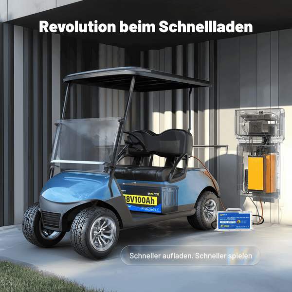 WattCycle 48V 100Ah LiFePO4 Antriebsbatterie für Golf-Cart mit Schnellladen