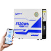 WattCycle 51,2V 100Ah 5kWh Wandmontage LiFePO4 Solarbatterie für PV