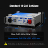 WattCycle 51,2V 100Ah LiFePO4 19 Zoll Rack Batterie mit 3U Größe & Bluetooth mit Standard 19 Zoll Gehäuse