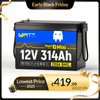 WattCycle LiFePO4 12V 314Ah Mini Lithium Batterie mit Bluetooth Überwachung, LiFePO4 für Wohnmobile, Solar & Marine im Black Friday Vorverkaufsangebot