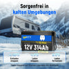 WattCycle LiFePO4 12V 314Ah Mini Lithium Smart Batterie mit Tieftemperaturschutz