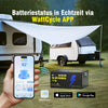 WattCycle LiFePO4 12V 628Ah Ultra Lithium Batterie mit Bluetooth 5.0 zur Echtzeit-Überwachung via WattCycle App