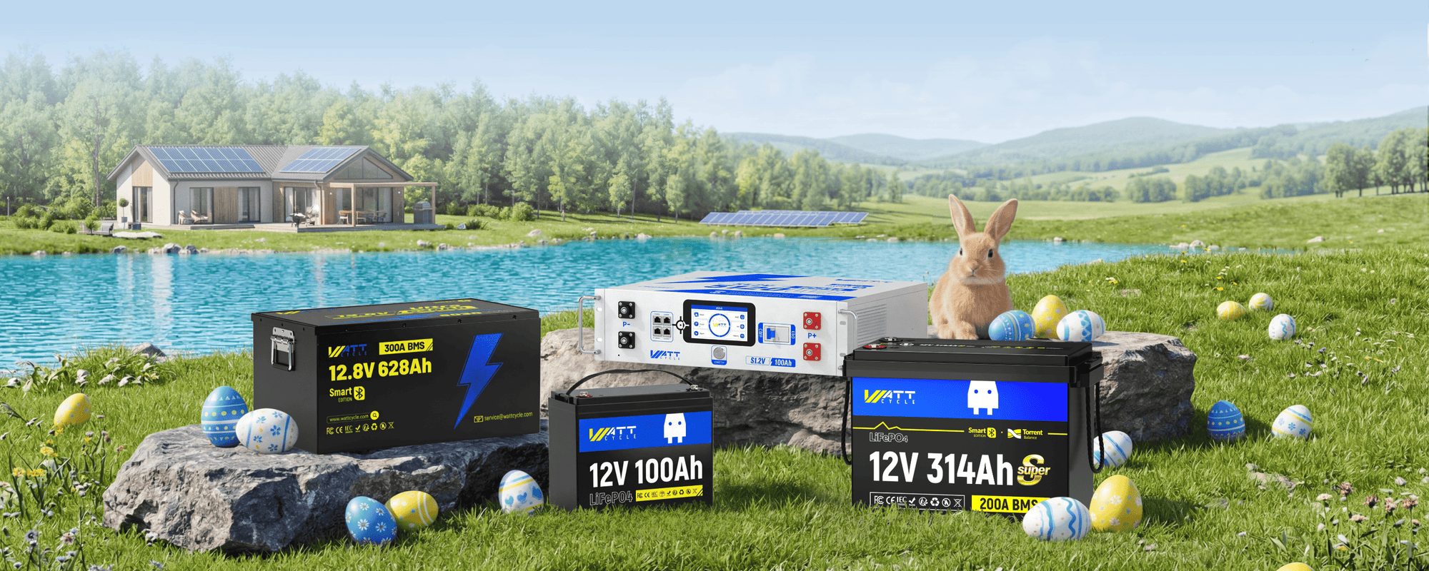 WattCycle Ostersale von LiFePO4 Batterie