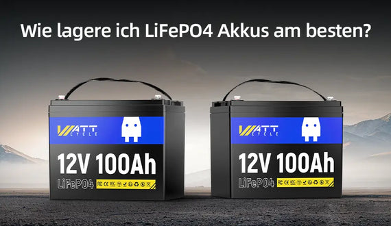Umfassender Leitfaden: Wie lagere ich LiFePO4 Akkus am besten?