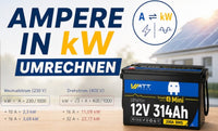 Ampere in kW umberechnen