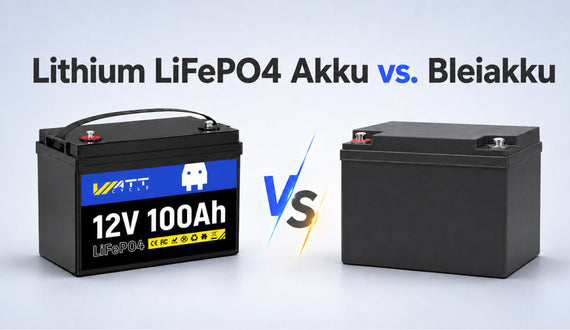 bleiakku vs lithium akku