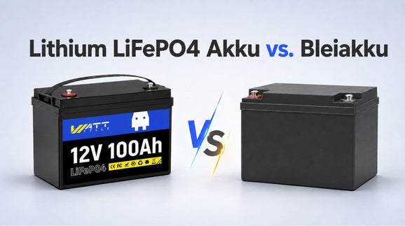 bleiakku vs lithium akku