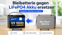 Bleibatterie durch LiFePo4 Akku ersetzen