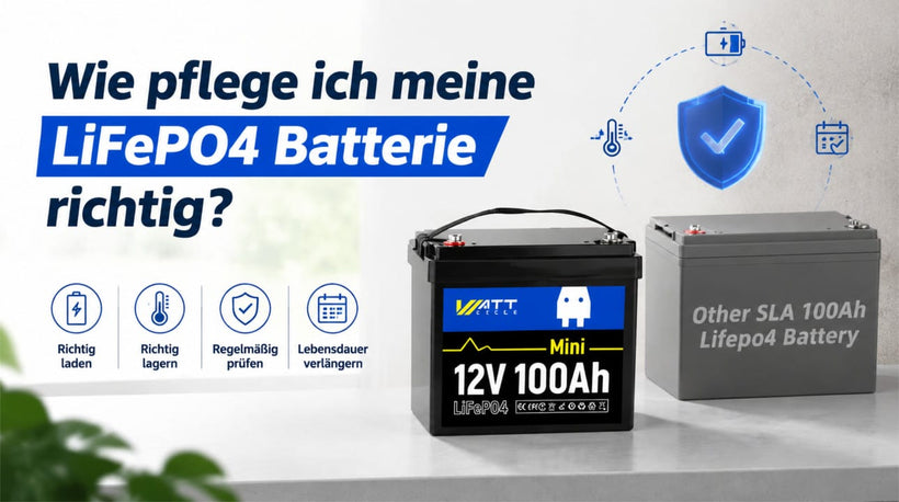 LiFePO4 Batterie richtig pflegen: Lebensdauer verlängern & Wartungstipps