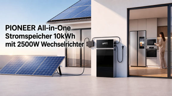 PIONEER All-in-One Stromspeicher 10kWh mit 2500W Wechselrichter vorstellen