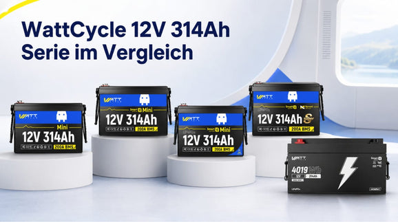 WattCycle 12V 314Ah Batterie Serie im Vergleich und kaufen
