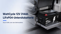 WattCycle 12V 314Ah LiFePO4-Untersitzbatterie vorstellen