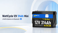 Produktvorstellung: WattCycle 12V 314Ah Mini LiFePO4 Batterie mit Bluetooth