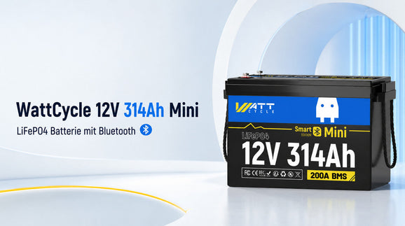 Produktvorstellung: WattCycle 12V 314Ah Mini LiFePO4 Batterie mit Bluetooth