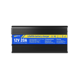 WattCycle 12V 20A Batterieladegerät mit Aluminiumgehäuse