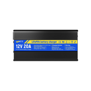 12V 20A Batterieladegerät mit Aluminiumgehäuse