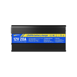 12V 20A Batterieladegerät mit Aluminiumgehäuse