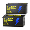 2 Stück WattCycle LiFePO4 12V 628Ah Ultra Lithium Batterien mit hoher Kapazität & Bluetooth Überwachung