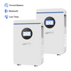 2 Stück WattCycle NextGen 51,2V 100Ah 5kWh Wandmontage LiFePO4 Solarbatterien, Solar Speicherbatterie​