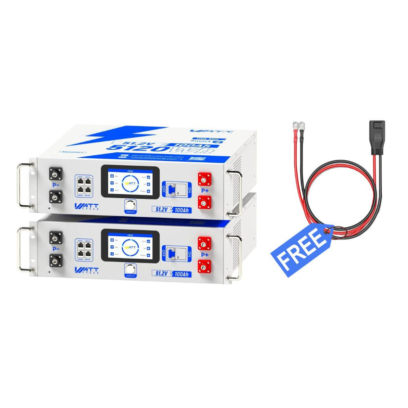 NextGen 51,2V 100Ah 19 Zoll Rack Batterie mit 3U Größe – BYD Zellen | Aktives Balancing | LCD | Smart Comms