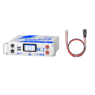LiFePO4 5kWh Rack Batterie mit PPS-Verbindungskabel-Set