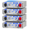 4 Stück WattCycle 51,2V 100Ah LiFePO4 19 Zoll Rack Batterien mit 3U Größe