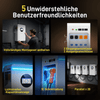 5 wichtige tragbare Designs von WattCycle NextGen 51,2V 100Ah 5kWh Wandmontage LiFePO4 Solarbatterie