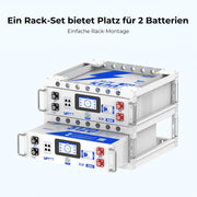 Erdbebensicherer Modularer 2-Stufen-Batterieschrank für 2 WattCycle LiFePO4 48V Rack Batterien