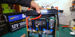 Interner Aufbau der WattCycle LiFePO4 12V 100Ah Batterie