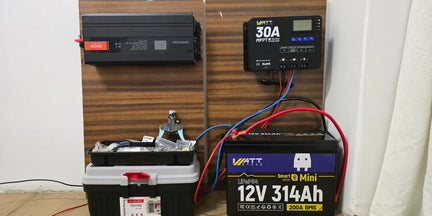 Kleines Kraftwerk mit 12V 314Ah Mini Smart Batterie