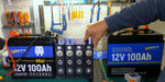 LiFePO4 Zellen der WattCycle LiFePO4 12V 100Ah Batterie