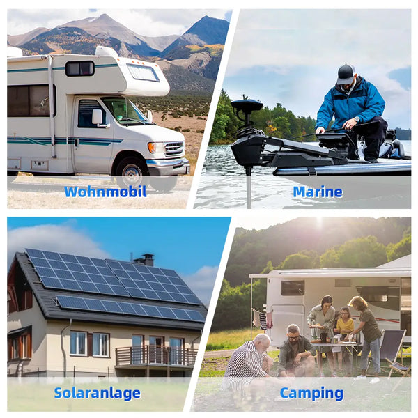 Multi-Anwendungsszenarien von WattCycle LiFePO4 12V 200Ah​ Deep Cycle Batterie