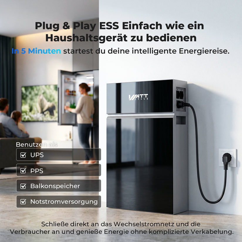 PIONEER All-in-One Stromspeicher 10kWh mit 2500W Wechselrichter