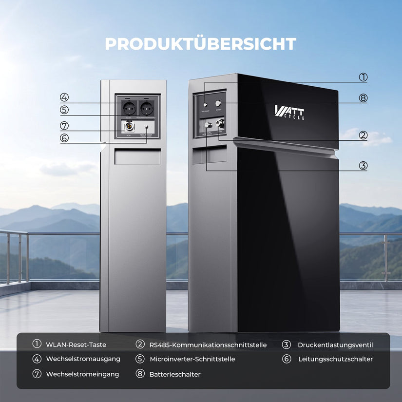 PIONEER All-in-One Stromspeicher 10kWh mit 2500W Wechselrichter