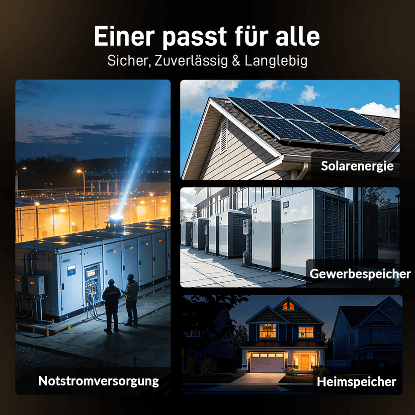Szene von WattCycle NextGen 51,2V 100Ah 5kWh Wandmontage LiFePO4 Solarbatterie