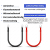 Vorteile von WattCycle 4AWG 30CM Batteriekabel